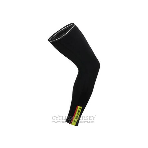 2017 Castelli Leg Warmer Cycling Black and Yellow